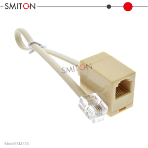 อะแดปเตอร์โทรศัพท์ RJ11 ตัวผู้เป็น RJ11 ตัวเมีย สายต่อขยาย 6P4C - Product Image 6