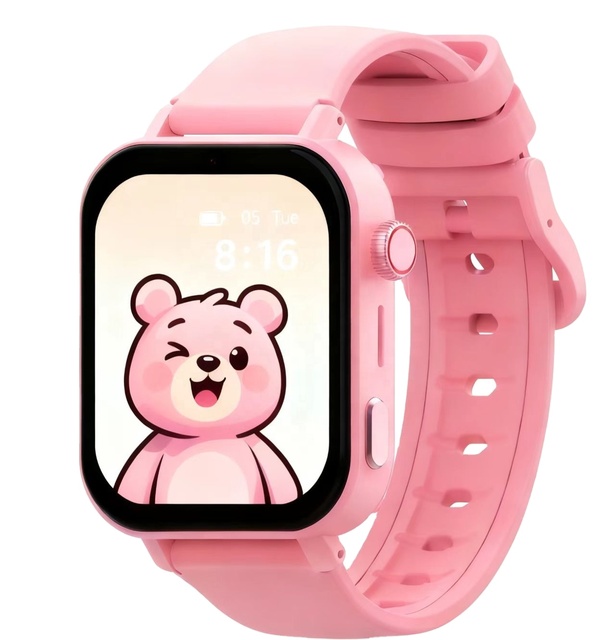 2025 Newest Model KT36 ESIM 4G GPS Smart Watch for Children SOS Video Call Camera IPS IP67 Android Remote Control Square Shape