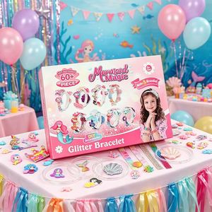 Personalized Headband Making Kit Girls Hair <b>Clips</b> Bows Butterflies Gems Glue Dots Creative Craft Toy Present Set - Product Image 5