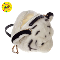 Adorable peluche tigre en coton doux, livrée avec un joli sac à bonbons, un petit cadeau délicat et sucré
