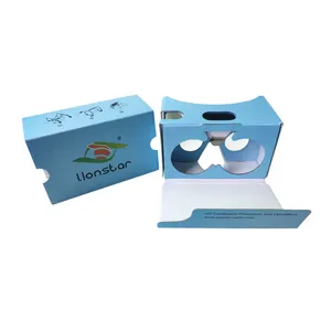 Lunettes vidéo <span class=keywords><strong>VR</strong></span> en carton Google de marque, lunettes <span class=keywords><strong>VR</strong></span> en carton colorées 3D, casques <span class=keywords><strong>VR</strong></span> en carton 3D, lunettes de réalité virtuelle - Product Image 4