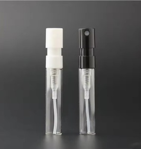 Flacon de parfum en verre miniature de 1 ml, 2 ml, 3 ml, 5 ml avec pompe pulvérisatrice, mini flacon d'échantillon vide transparent - Product Image 4