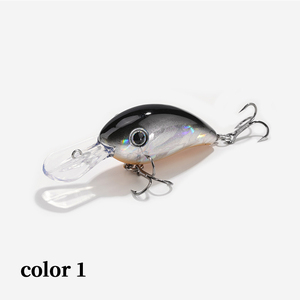 Señuelo de Pesca Artificial de 40 mm y 6 g, Acción Flotante, Crankbait Pintado, Material ABS, para Trucha y Lubina - Product Image 6