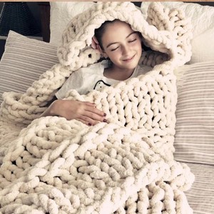 Bán Buôn 2-Cm Dệt Kim Dày Darenier Sợi Dày Chăn Sợi Dày, Mịn, Mềm Mại Và Mịn Thoải Mái - Product Image 5