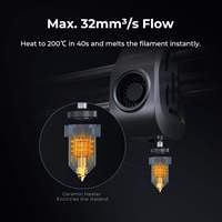 Untuk K1 Max ai-cepat FDM 3D Printer | 300x300x300mm membangun Volume 600mm/s kecepatan cetak Auto-Leveling AI LiDAR desain portabel