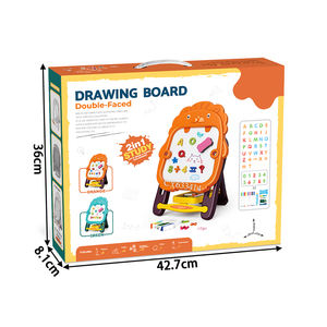 Новое поступление, развивающие игрушки, Двухсторонняя доска для рисования, стоящие игрушки для рисования для детей - Product Image 6