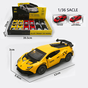 Auto Giocattolo per Bambini da 12CM con Luci e Musica, Porte Apribili, in Lega Metallica - Product Image 4