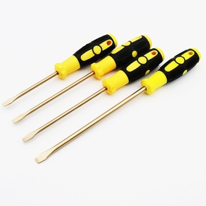 TUOKAEX TK260 ไขควงอุตสาหกรรม 1/8 นิ้ว X 2-3/8 นิ้ว เครื่องมือเพื่อความปลอดภัย ไม่เกิดประกายไฟ ไม่เป็นแม่เหล็ก ทนต่อการกัดกร่อน แบบมีร่อง พลาสติก - Product Image 2