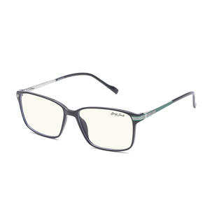 Montures de lunettes carrées grises Jack 5138, protection anti-lumière bleue, monture complète, unisexe, adulte, design minimaliste - Product Image 1
