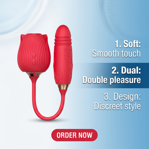 Vibrateur rose à 7 modes de succion et 10 modes de vibration, double moteur, silicone, étanche IPX7, rechargeable, pour clitoris et point G, pour <span class=keywords><strong>femmes</strong></span> - Product Image 1
