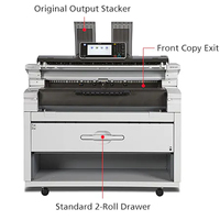 Nouvelle machine numérique Ricoh MP W6700SP A0 imprimante grand Format noir et blanc pour photocopieur d'entreprise de construction