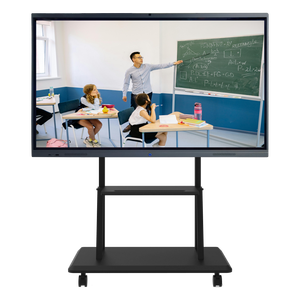 98 Inch HD Anti-Glare Smart Interactive Flat Whiteboard Panel Large Electronic Interactive <b>Boards</b> in Flat White - Product Image 5