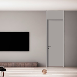 <span class=keywords><strong>Porte</strong></span> composite en bois massif moderne, écologique, sans peinture, pour l'<span class=keywords><strong>intérieur</strong></span> des maisons, des hôtels, <span class=keywords><strong>porte</strong></span> de chambre à coucher en bois de cristal de carbone - Product Image 6