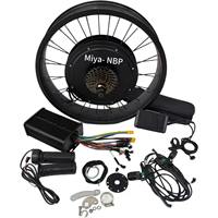 Kit de conversion vélo électrique Fat Tire 20/24/26 pouces X4.0 52/72V2000W avec moteur moyeu 170/190mm, affichage 45A Sine Wave UKC1+