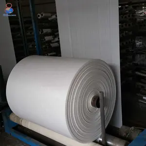 White PP Woven Tubular Fabric Rolls for Making Feed Rice Fertilizer Bags