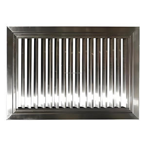 Thép không gỉ có thể mở ra trở lại lưới tản nhiệt không khí cố định louver trở lại lưới tản nhiệt không khí thích hợp cho ống thông gió HVAC - Product Image 2