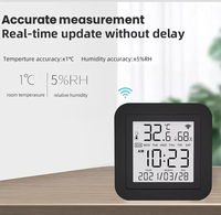 Control Remoto IR WiFi Tuya con Sensor de Temperatura y Humedad, Control Inteligente para el Hogar, para TV y Aire Acondicionado