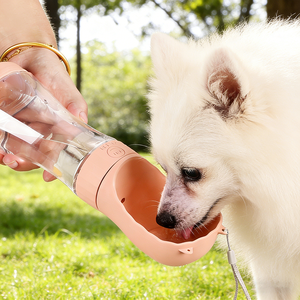 Outdoor Portable <b>Dog</b> <b>Water</b> <b>Bottle</b> with Food Container, Leakproof Travel Pet <b>Water</b> Dispenser - Product Image 5