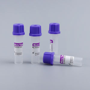 चिकित्सा वैक्यूम रक्त संग्रह ट्यूब अनुमोदन edta ट्यूब/बैंगनी पेट ट्यूब/0.5 मिली माइक्रो ब्लड कलेक्शन ट्यूब - Product Image 2