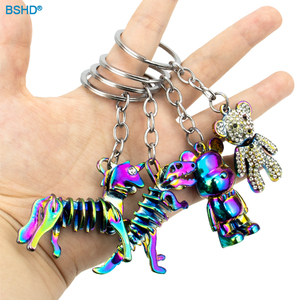 Nhà Sản Xuất Cá Nhân Tùy Chỉnh Palestine Cờ Móc Khóa Kim Loại LSrael Men Dây Móc Khóa Du Lịch Quà Lưu Niệm Bản Đồ Cờ Keychain - Product Image 4