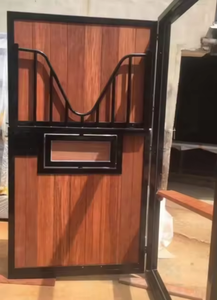 안전하고 내구성있는 말 마구간 패널 말 농장용 모듈식 조립식 대피소 - Product Image 4