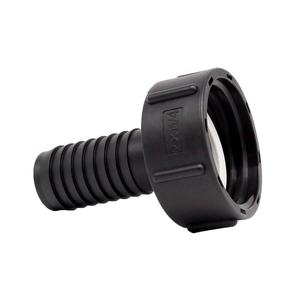 S60x6 Destekli Dikenli Bağlantı Parçası 2 inç Kaba Dişli Hortum Ucu, Bahçe Tarla Sulama Kimyasal Drenaj IBC Tank Adaptörü - Product Image 2