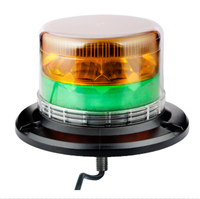Nouvelle lampe stroboscopique multi-tension à clignotement rapide, balise LED magnétique bicolore ambre-vert pour la sécurité des chantiers, certifiée ECE R10