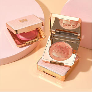 Silky Blush Poudre de maquillage naturelle <span class=keywords><strong>nude</strong></span> nacrée Sweet Girl Student Monochrome Rouge pour la réparation et l'éclaircissement du visage - Product Image 1