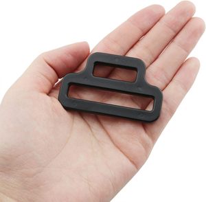 Hebillas de Plástico Negro para Ajustar Mochilas, Reductoras de Bucle a Bucle, de Transición, de 10 mm - Product Image 5