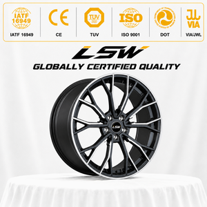 ล้อฟอร์จแบบหลายก้าน ขนาด 18 19 20 นิ้ว รุ่น LS8154 5x114.3 5x120 5x112 สี Gunmetal ขอบลึก สำหรับ BMW Audi VW Golf Honda - Product Image 3