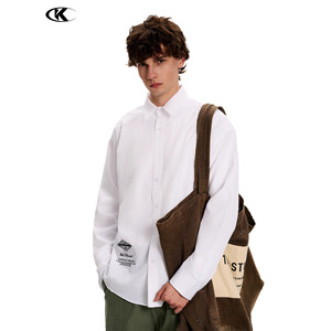 <span class=keywords><strong>Chemise</strong></span> à carreaux perlée respirante de style américain 11KN, couleur claire, <span class=keywords><strong>sans</strong></span> <span class=keywords><strong>repassage</strong></span>, pour homme et <span class=keywords><strong>femme</strong></span>, coupe ample, décontractée, amincissante, tridimensionnelle - Product Image 3