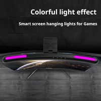 Barre lumineuse RGB pour moniteur de jeu, éclairage d'ambiance LED pour écran, contrôle tactile, blanc, configuration DIY pour ordinateur de bureau