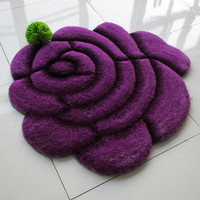 Rose Flower Shape Teppiche Sofa Tisch Boden matte Schlafzimmer Home Hochzeits dekoration Nacht teppiche