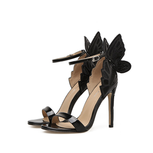 2025 European and American Three-dimensional Stiletto High Heels Women's Summer Sandals Party <b>Shoes</b> - Product Image 2