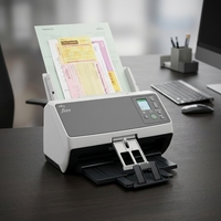 Scanner de documents recto-verso A4 FI-8190 pour bureau, 90 ppm, 180 ipm, CIS 600 dpi, USB 3.2, réseau