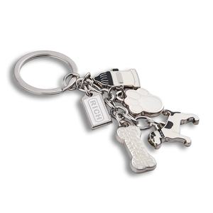 Llavero de Metal Personalizado con Forma de Hueso de Perro, Esmaltado, Regalo de Recuerdo para Tiendas de Mascotas - Product Image 2