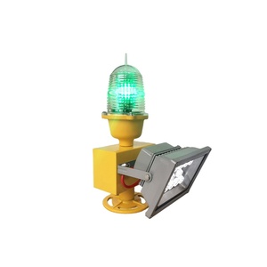 Lampe de signalisation portative pour hélicoptère, lampes de signalisation de limite d'aéroport, lumière d'avertissement verticale clignotante, projecteurs intégrés - Product Image 1