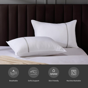 Almohadas Firmes para Hotel, Almohadas Refrescantes para Dormir de Lado y Boca Arriba, Relleno Alternativo a Plumón, 20 x <span class=keywords><strong>28</strong></span> Pulgadas - Product Image 4