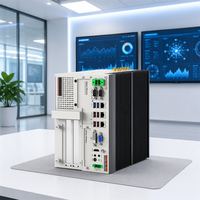 Ordinateur industriel embarqué sans ventilateur, Intel Core LGA1700 12-14e génération, 5 ports LAN 2.5G, DDR4 jusqu'à 64 Go pour l'informatique de pointe industrielle
