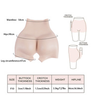 Vente d'usine : Culotte rembourrée en silicone pour femme, effet fesses volumineuses, avec rembourrage pour les fesses et les hanches, en promotion