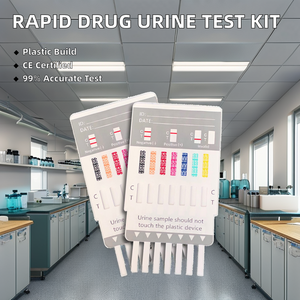 CE & ISO13485 16 en 1 Multi Drug test Dip Card AMP,BZO,COC,MET,OPI,THC,ETG,KET,<span class=keywords><strong>ACL</strong></span> Drug Test Vida útil 2 años - Product Image 2