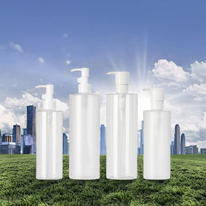 Kozmetik losyon yüz maskeleri oje gıda sınıfı <span class=keywords><strong>PP</strong></span> için 400ml şeffaf plastik dikdörtgen evcil hayvan şampuanı şişe boş - Product Image 3