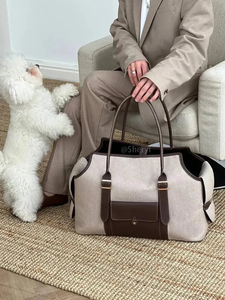 Sac de <span class=keywords><strong>transport</strong></span> pour chat <span class=keywords><strong>en</strong></span> cuir de qualité supérieure, personnalisé, luxueux, portable, approuvé par les compagnies aériennes, confortable, <span class=keywords><strong>en</strong></span> peluche, sac de voyage pour chiots, sac à main pour <span class=keywords><strong>chien</strong></span>, sac de <span class=keywords><strong>transport</strong></span> pour animaux de compagnie - Product Image 4