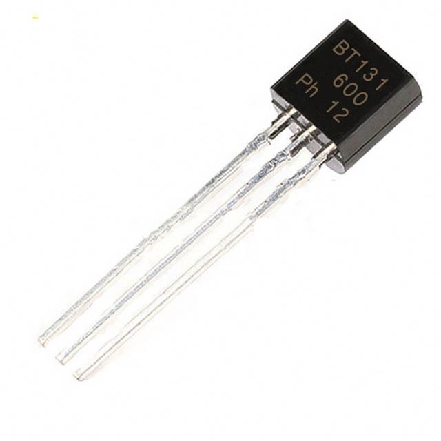 Triac Transistor Bt131-600 Two-Way Plug-In Chip To-92 Thyristor Bt131