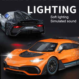 Voitures miniatures moulées sous pression 1:18 <span class=keywords><strong>Voiture</strong></span> en alliage moulé sous pression Véhicule jouet à friction ouvert 2 portes <span class=keywords><strong>Voiture</strong></span> en alliage Supercar avec son et lumière - Product Image 3