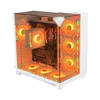 Pcooler Casing Pc kustom Atx Casing komputer Gaming menara kabinet Pc kualitas terlaris Casing komputer Desktop untuk Gamer