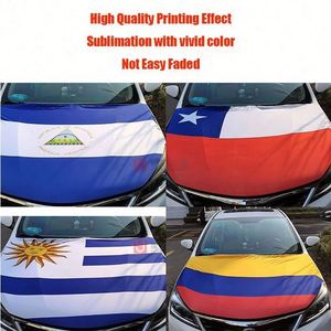 Funda Elástica de Alta Calidad para Capó de Coche con Bandera de Palestina, Tamaño Personalizado, Impresión de Alta Calidad - Product Image 6