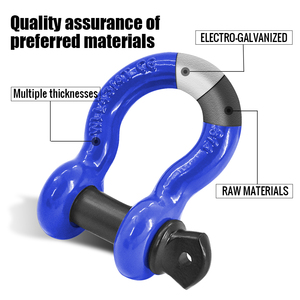 Bracelet en acier U 3/4 D, Bronze noir, <span class=keywords><strong>fermoir</strong></span> de 150Ton G209, anneau de levage, boulon de manille et chaîne - Product Image 4