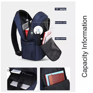Custom Cheap Usb Business Anti Theft Custom <b>Waterproof</b> <b>Backpack</b> Bag Men Laptop <b>Backpacks</b> - Product Image 3
