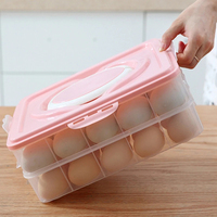 Porte-œufs transparent anti-collision multicouche, hermétique et portable pour usage domestique